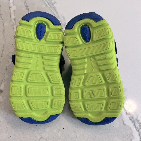 Stride Rite M2P Baby Jake Athletic Sneakers, Size 4 Wide, Navy/Lime Green - Picture 5 of 5